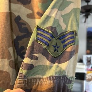 Military Camouflage size small shirt jacket